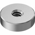 Bsc Preferred 18-8 Stainless Steel Press-Fit Nut for Sheet Metal 2-56 Thread for 0.025 Minimum Panel Thick, 25PK 96439A130